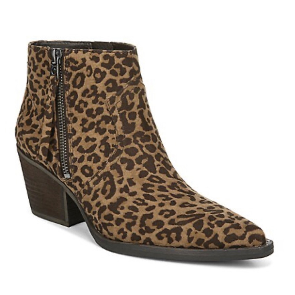 New. Unworn. Circus Sam Edelman Leopard ankle boots. 8.5.  Block heel 2.5”.